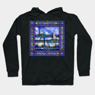 Sailboat Quilt Hoodie